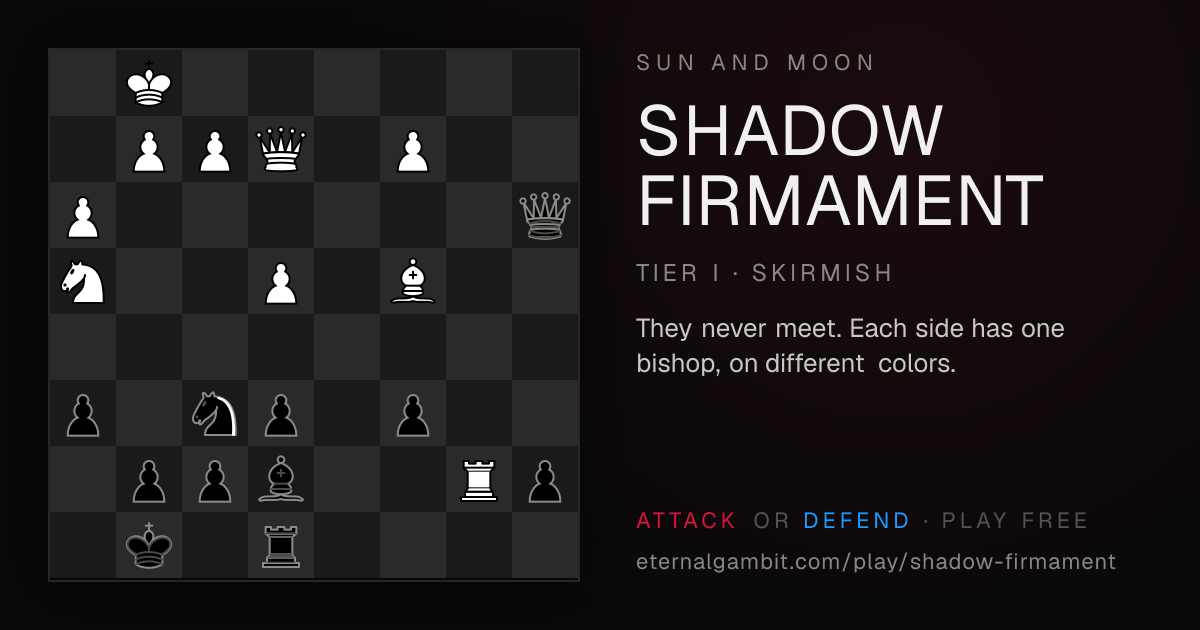 Sun and Moon: Shadow Firmament: the starting position